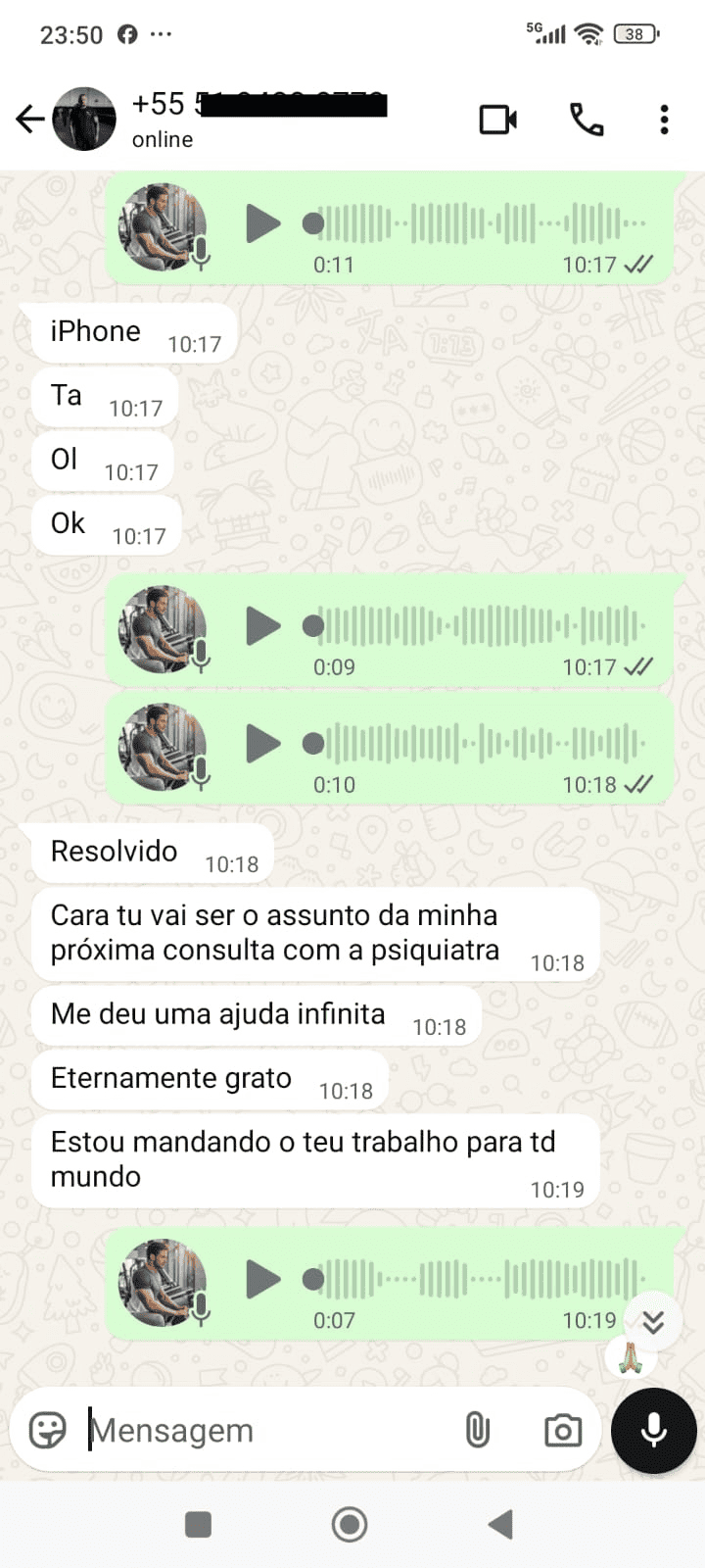 Depoimento 1 Gerador